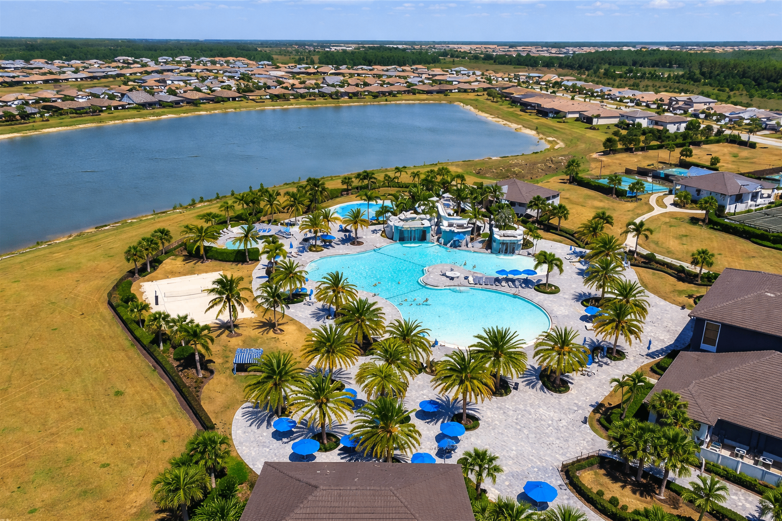 Resort-style amenities at The Place at Corkscrew community in Estero, Florida