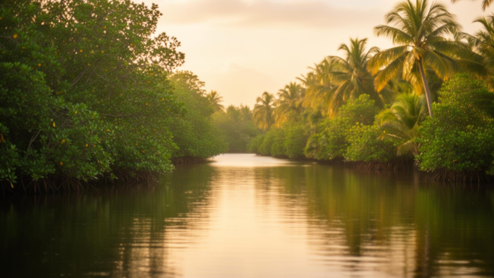 Southwest Florida waterway and mangroves