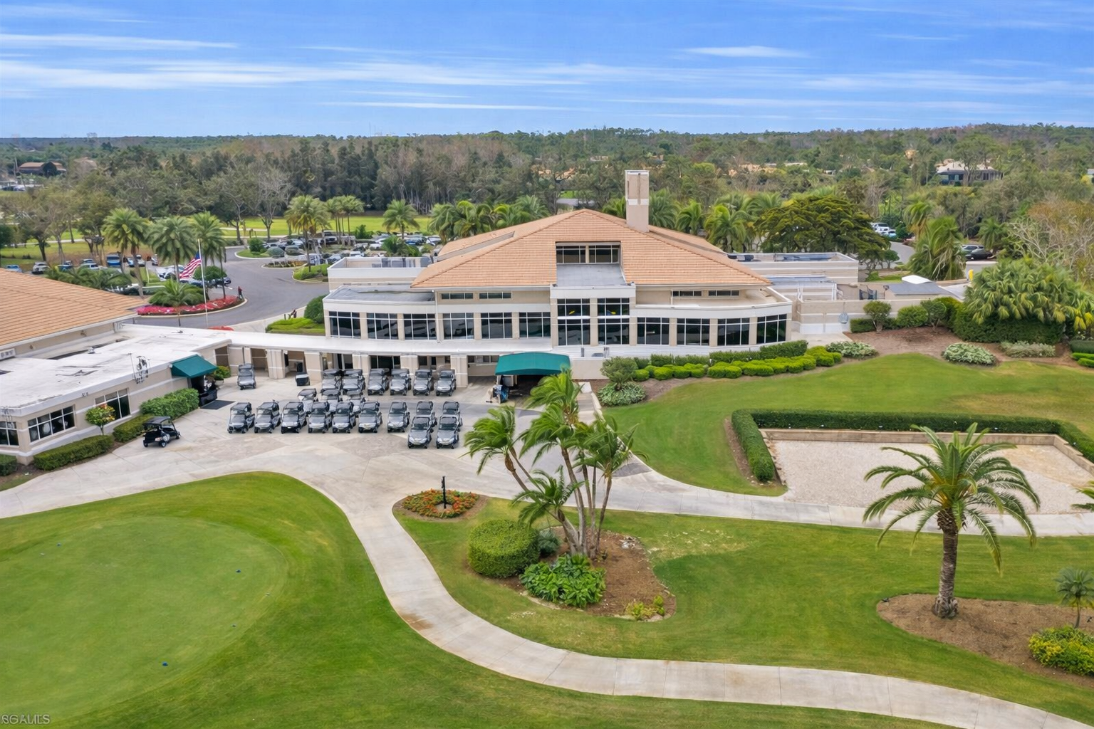 Wildcat Run golf course and clubhouse in Estero, Florida